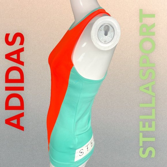 💋 4 FOR $50 /ADIDAS STELLASPORT ATHELETIC TANK (SZ SMALL) (NWOT) - Picture 3 of 6
